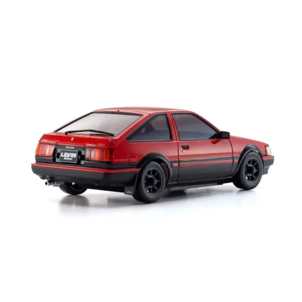 Kyosho 1/24 Mini-Z Toyota Corolla Levin AE86 Red/Black AWD MA-020 Readyset 32641RBK - Image 2