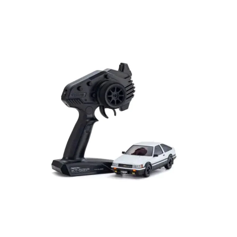 Kyosho 1/24 Mini-Z Toyota Corolla Levin AE86 White/Black AWD MA-020 Readyset 32641WBK - Image 2