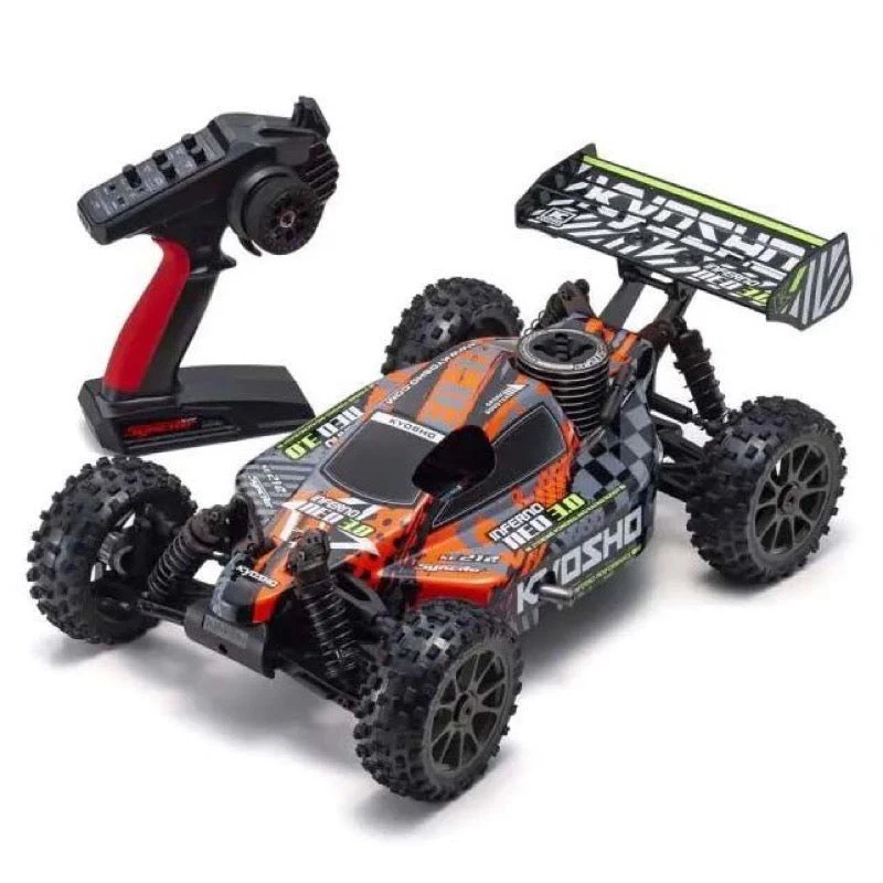 Kyosho 1/8 GP 4WD Inferno Neo 3.0 RC Nitro Racing Buggy Readyset T5 Red 33012T5 - Image 2