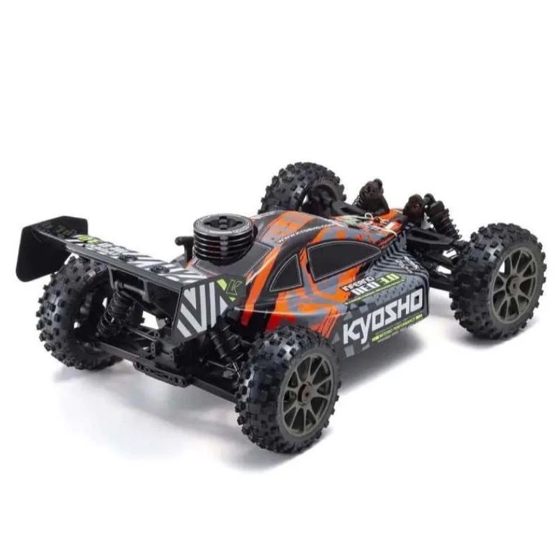 Kyosho 1/8 GP 4WD Inferno Neo 3.0 RC Nitro Racing Buggy Readyset T5 Red 33012T5 - Image 3