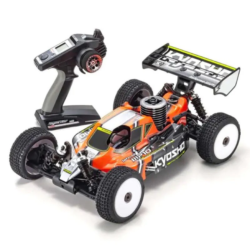 Kyosho 1/8 Inferno MP10 4WD Nitro Racing Buggy Readyset Red 33025T1 - Image 2