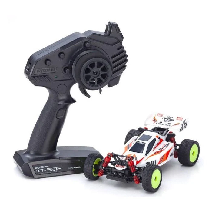 Kyosho 32092W MINI-Z Buggy Readyset TURBO OPTIMA Mid Special White - Image 2