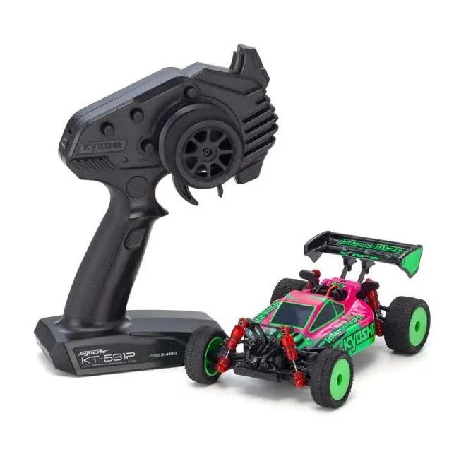 Kyosho 32093PGR Mini-Z Buggy Ready Set Inferno Mp9 Tki Pink / Green [32093Pgr] - Image 2