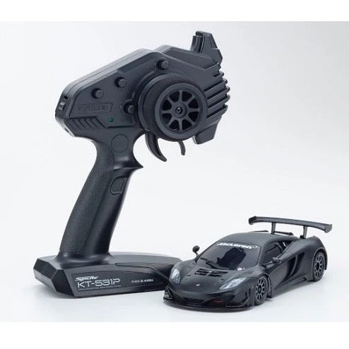 Kyosho 32325BK Mini-Z RWD MR-03 Readyset RC McLaren 12C GT3 2013 Matte Black - Image 2