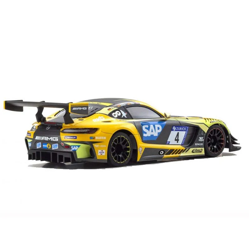 Kyosho 32338YBK Mercedes AMG GT3 No. 4 24H Nurburgring 2018 Mini-Z RWD Series Readyset - Image 3