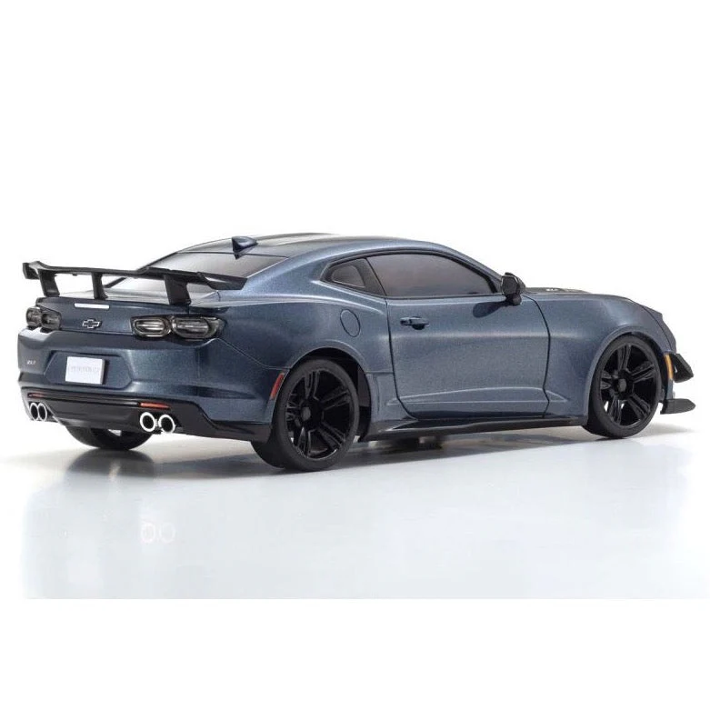 Kyosho 32339GM 1/24 Mini-Z RWD MR-03 Readyset Chevrolet Camaro ZL1 1LE Shadow Gray Metallic with LED - Image 4