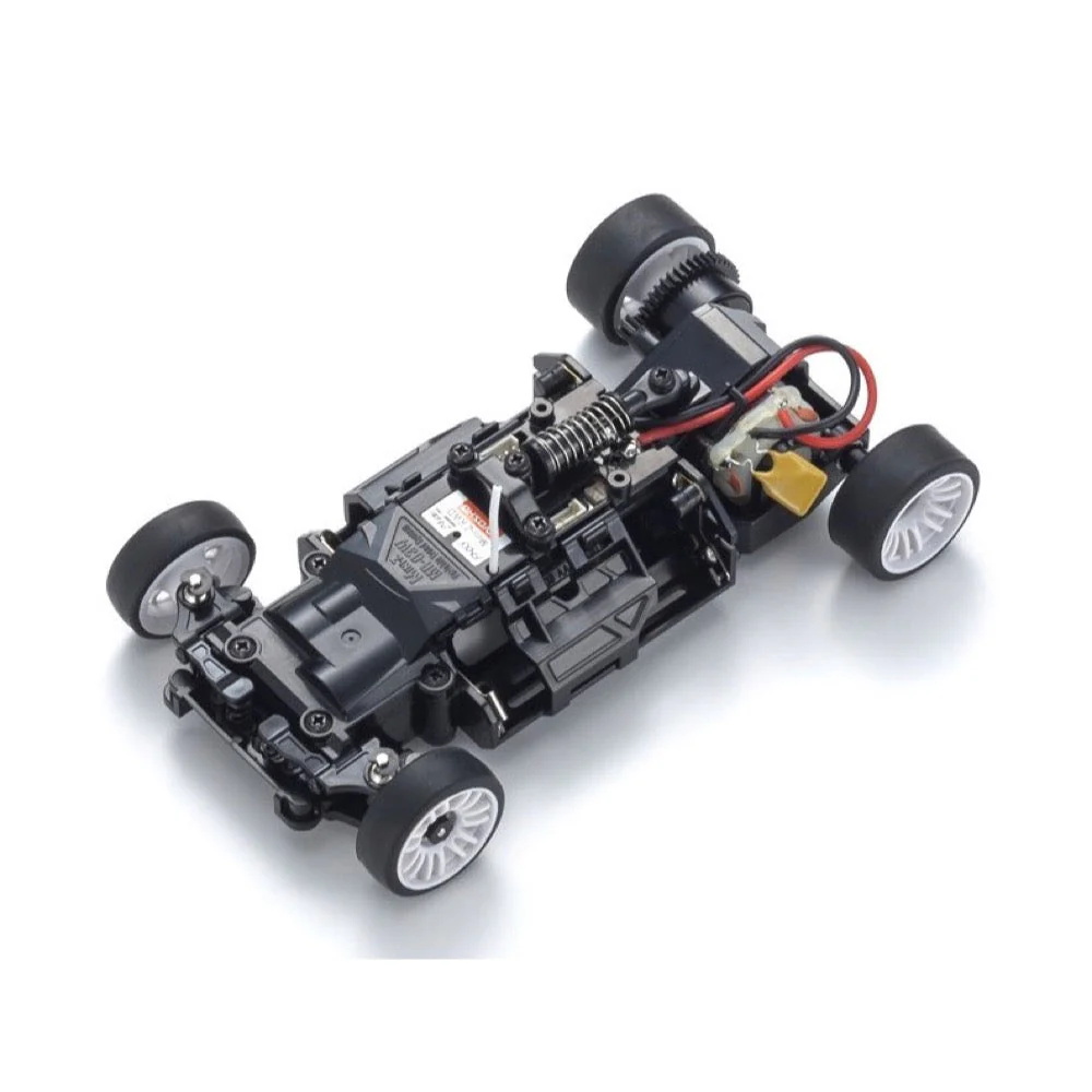 Kyosho 32344BKR Mini-Z RWD MR-03 Readyset Audi R8 LMS 2016 RC Car Black/Red - Image 4