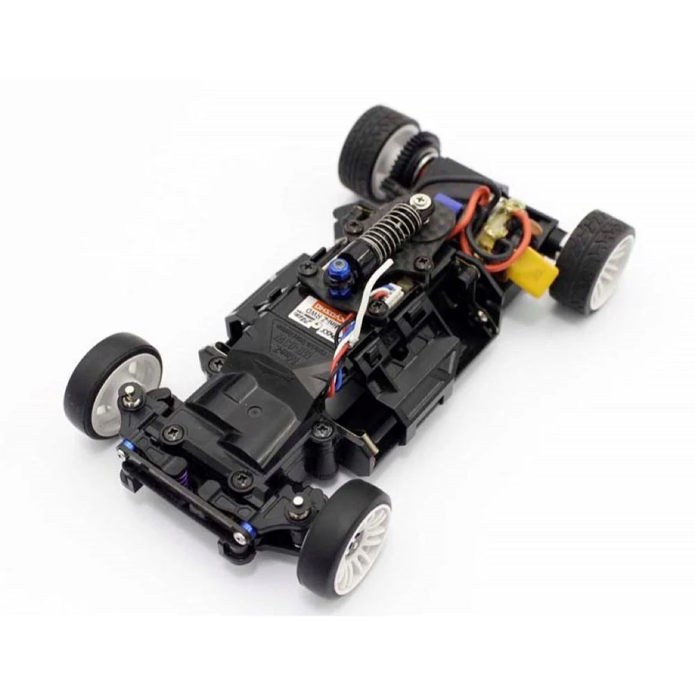 Kyosho 32344BKR Mini-Z RWD MR-03 Readyset Audi R8 LMS 2016 RC Car Black/Red - Image 6