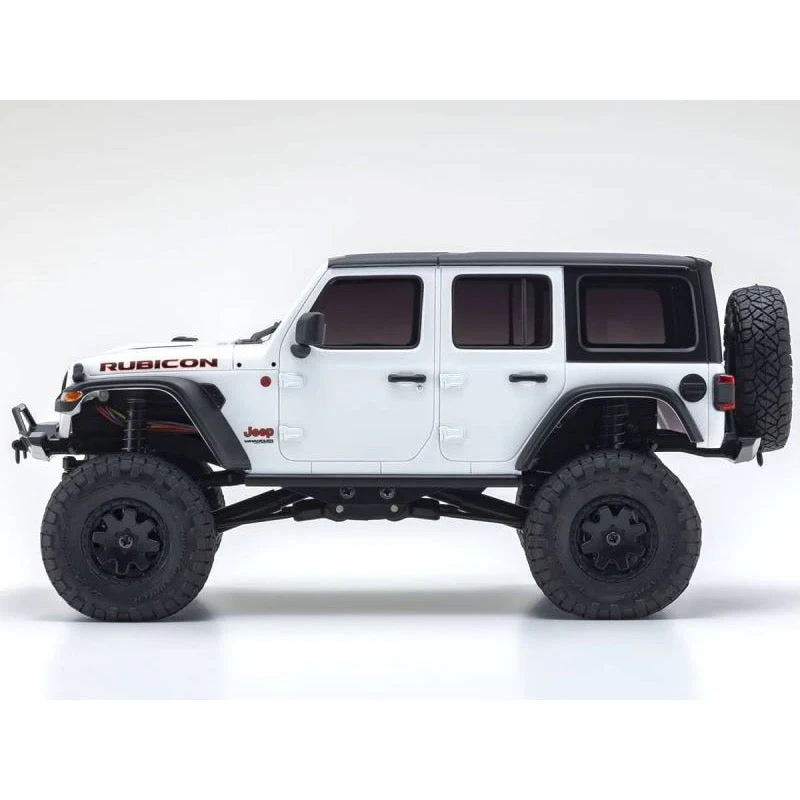 Kyosho 32521W 1/24 MINI-Z 4x4 MX-01 Readyset Jeep Wrangler Unlimited Rubicon Bright White - Image 4