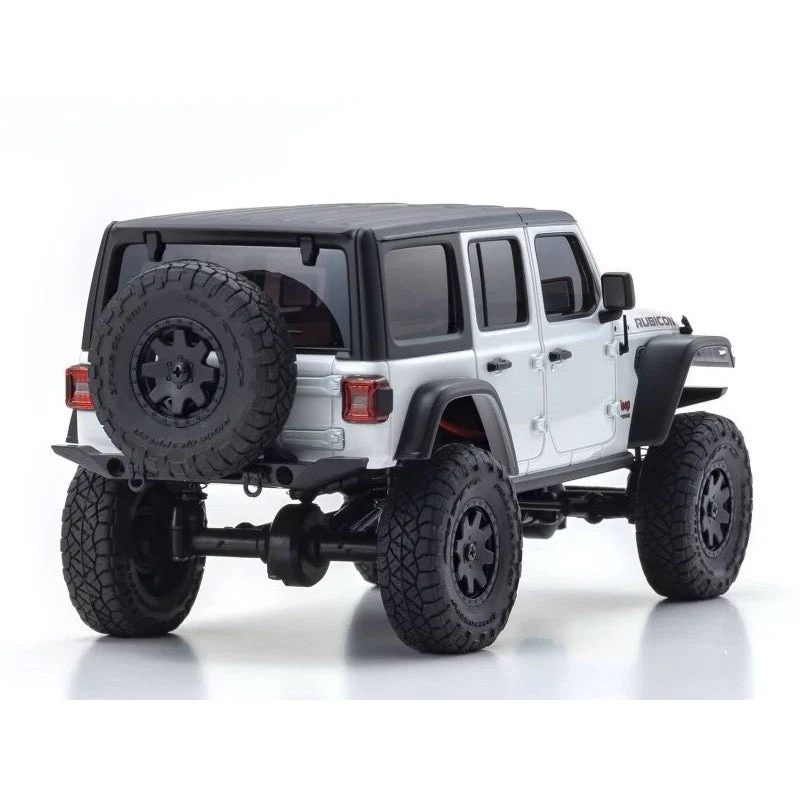 Kyosho 32521W 1/24 MINI-Z 4x4 MX-01 Readyset Jeep Wrangler Unlimited Rubicon Bright White - Image 8