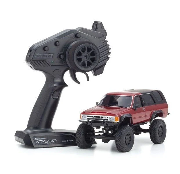 Kyosho 32522MR 1/24 MINI-Z 4x4 MX-01 Readyset Toyota 4Runner Hilux Surf Metallic Red - Image 10
