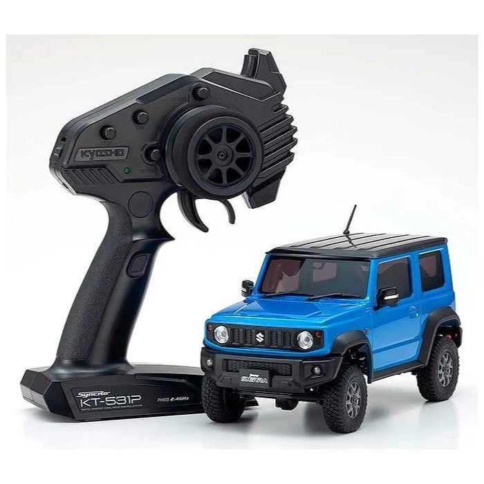 Kyosho 32523MB 1/18 MINI-Z 4x4 MX-01 Readyset Suzuki Jimny Sierra Brisk Blue - Image 2