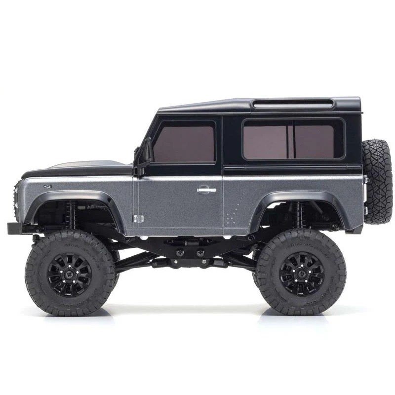 Kyosho 32526GM 1/24 Mini-Z 4x4 MX-01 Readyset Land Rover Defender RC Car Grey - Image 4