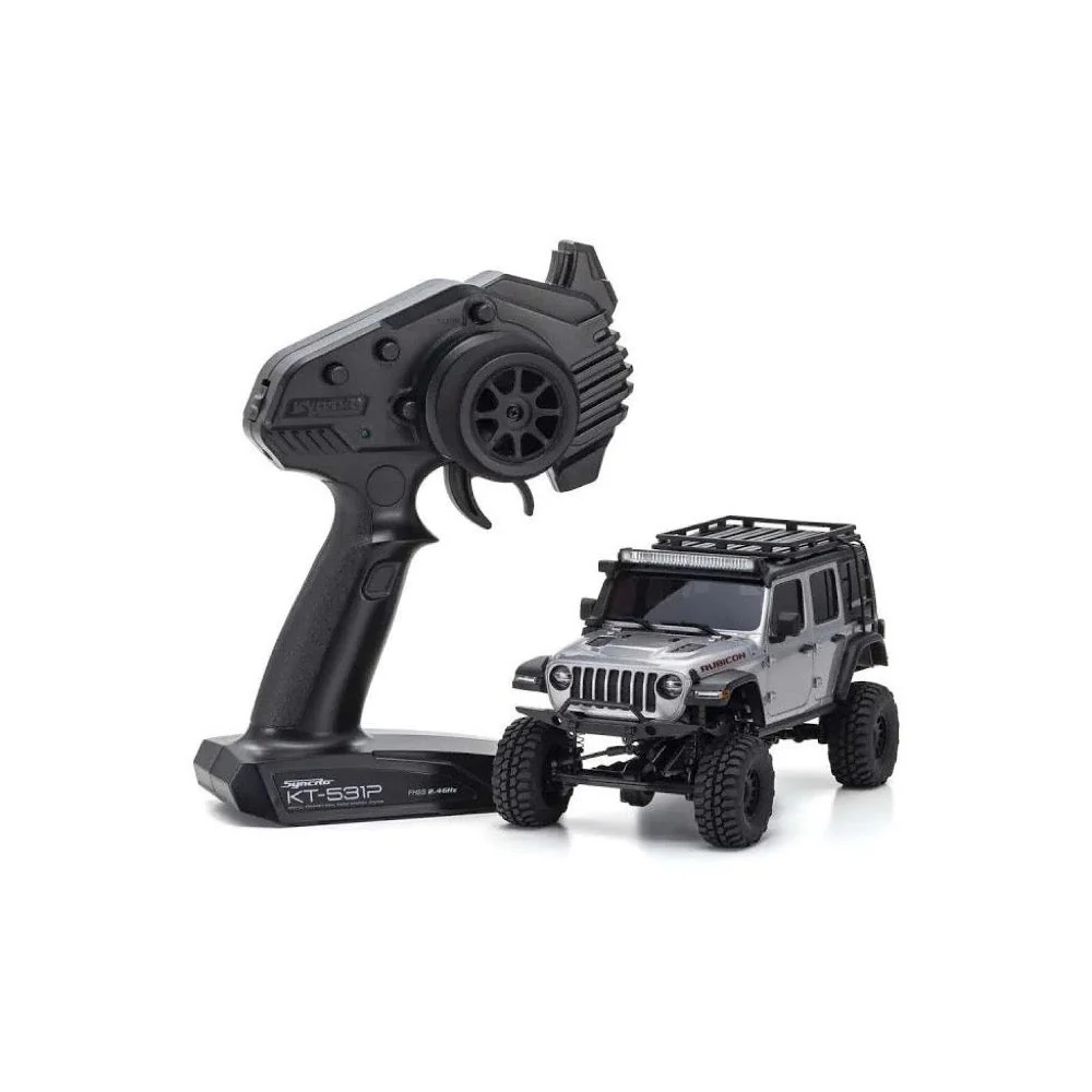 Kyosho 32528S Mini-Z 4x4 MX-01 Readyset Jeep Wrangler Unlimited Rubicon Silver - Image 5