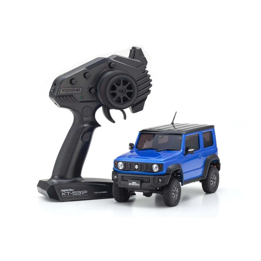 Kyosho 32530MB 1/18 Mini-Z 4x4 MX-01 Readyset Suzuki Jimny Sierra RC Car Blue Metallic - Image 2