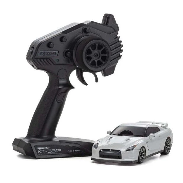 Kyosho 32628PW Mini-Z AWD MA-020 Readyset Nissan GT-R R35 White Pearl - Image 2