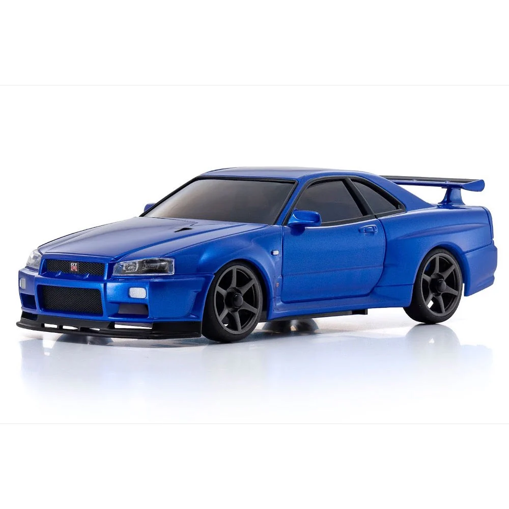 Kyosho 32629MB Mini-Z AWD MA-020 Readyset Nissan Skyline R34 GT-R V Spec II Nur Blue - Image 2