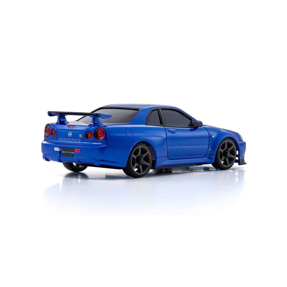 Kyosho 32629MB Mini-Z AWD MA-020 Readyset Nissan Skyline R34 GT-R V Spec II Nur Blue - Image 3
