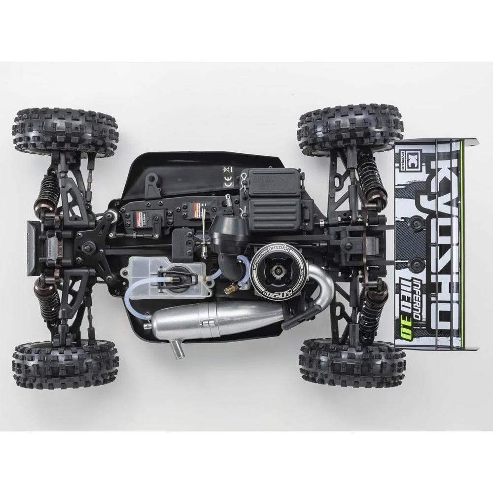 Kyosho 33012T4 1/8 GP 4WD Inferno Neo 3.0 RC Buggy Readyset T4 Green - Image 7