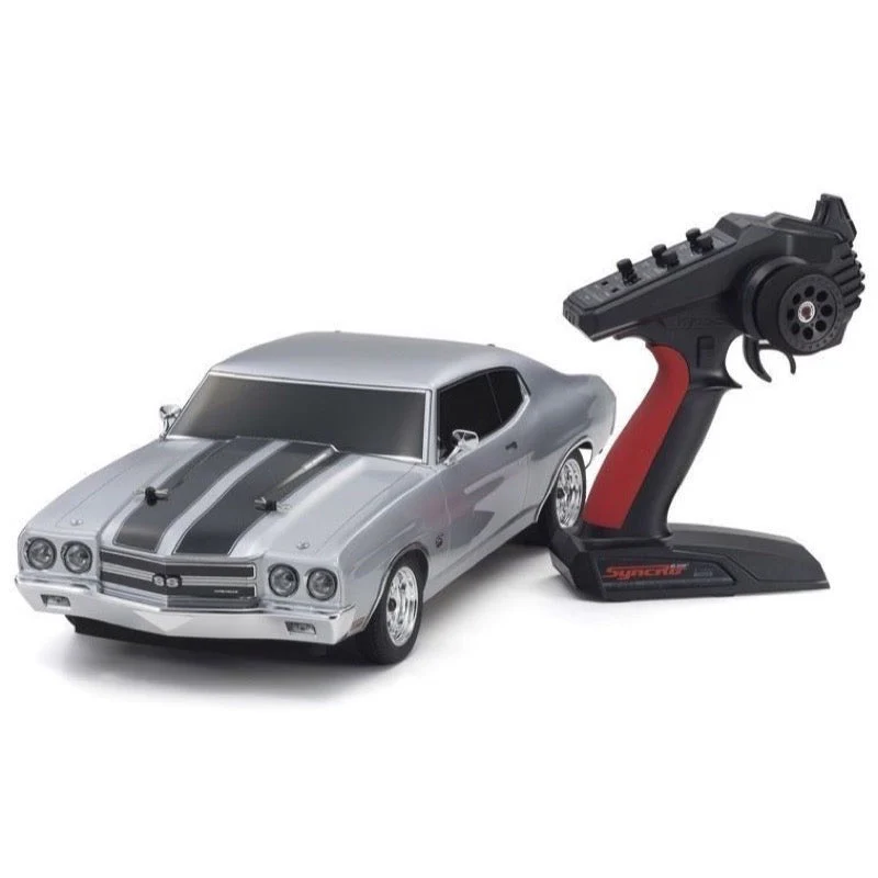 Kyosho 34416T1 1/10 EP 4WD FAZER Mk2 FZ02L Readyset 1970 Chevy Chevelle SS 454 LS6 Cortez Silver - Image 2