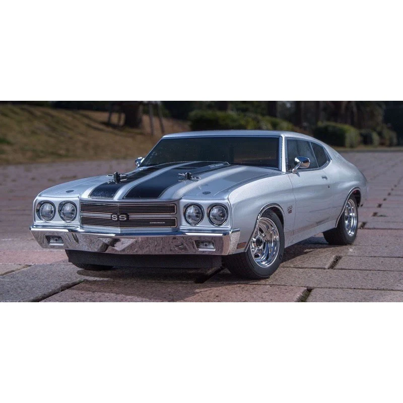Kyosho 34416T1 1/10 EP 4WD FAZER Mk2 FZ02L Readyset 1970 Chevy Chevelle SS 454 LS6 Cortez Silver - Image 4