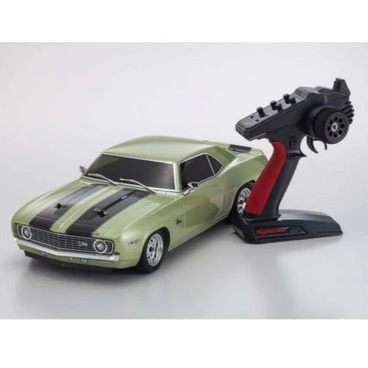 Kyosho 34418T2 1/10 Fazer Mk2 FZ02 Series 1969 Chevy Camaro Z/28 Frost Green RC Electric Powered - Image 2