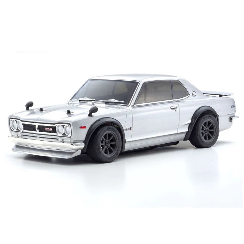 Kyosho 34425T1 1/10 EP 4WD FAZER Mk2 Nissan Skyline 2000 GT-R KPGC10 Silver - Image 4