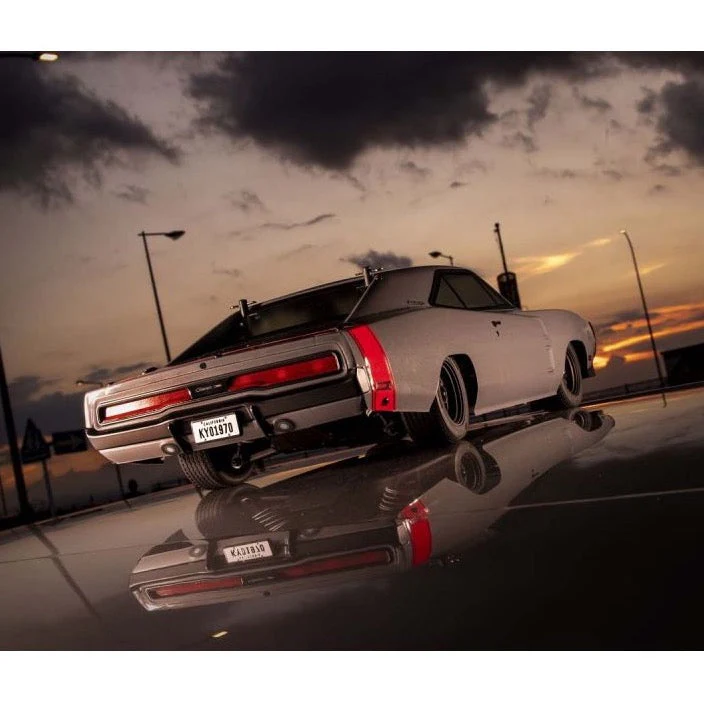 Kyosho 34492T1 1/10 EP 4WD Fazer Mk2 1970 Dodge Charger Supercharged VE Gray - Image 10