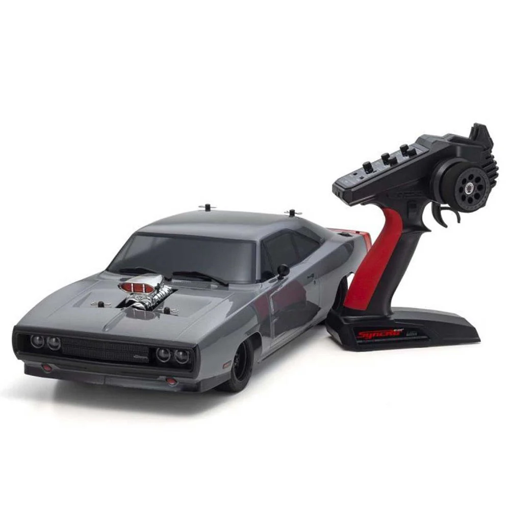 Kyosho 34492T1 1/10 EP 4WD Fazer Mk2 1970 Dodge Charger Supercharged VE Gray - Image 3