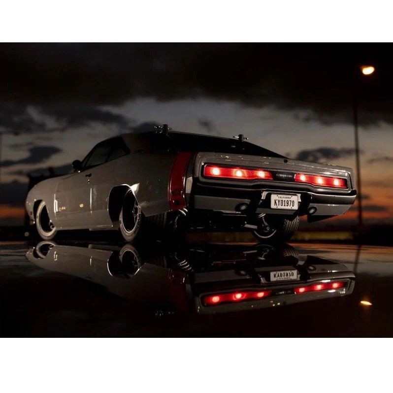 Kyosho 34492T1 1/10 EP 4WD Fazer Mk2 1970 Dodge Charger Supercharged VE Gray - Image 8