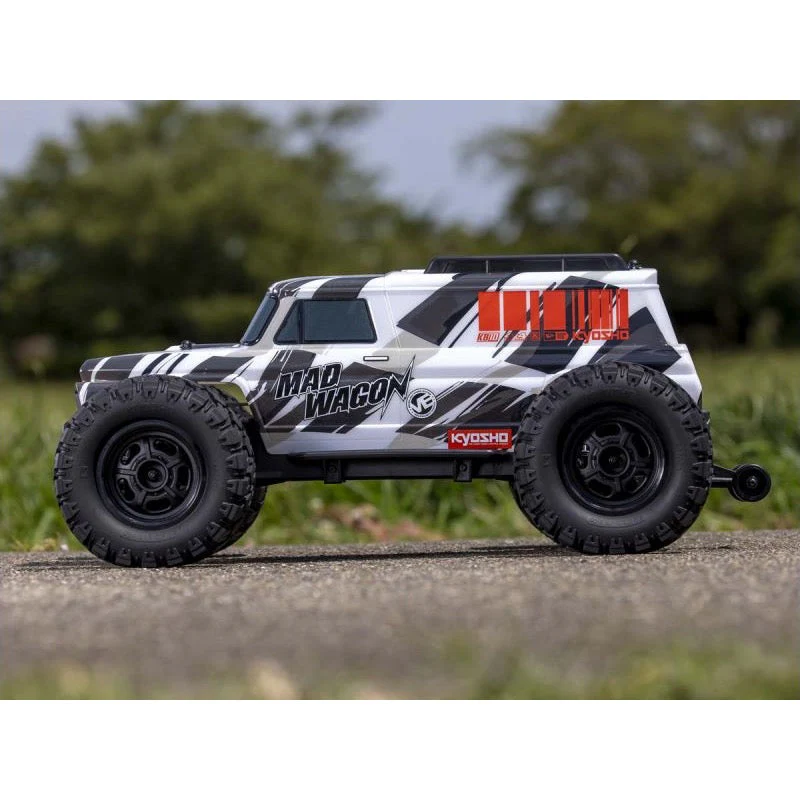 Kyosho 34701T1 1/10 Mad Wagon VE 4WD Brushless RC Truck White/Black - Image 11