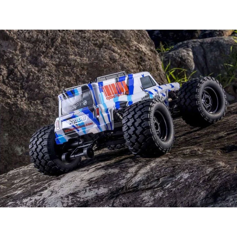 Kyosho 34701T2 1/10 Mad Wagon VE 4WD Brushless RC Truck White/Blue - Image 7