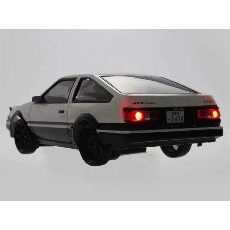 Kyosho First Mini-Z Initial D Toyota Sprinter Trueno AE86 RC Car (White/Black) - Image 4