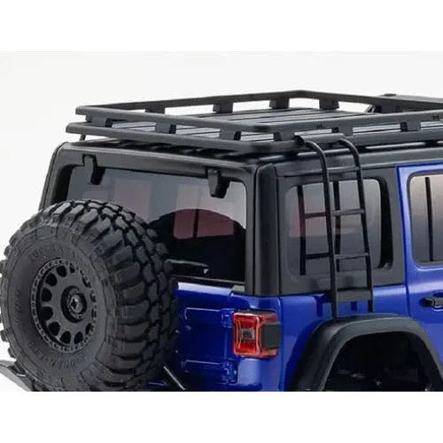 Kyosho Mini-Z 4x4 Series Readyset Jeep Wrangler Unlimited Rubicon with Accessory parts Ocean Blue Metallic 32528MB - Image 6