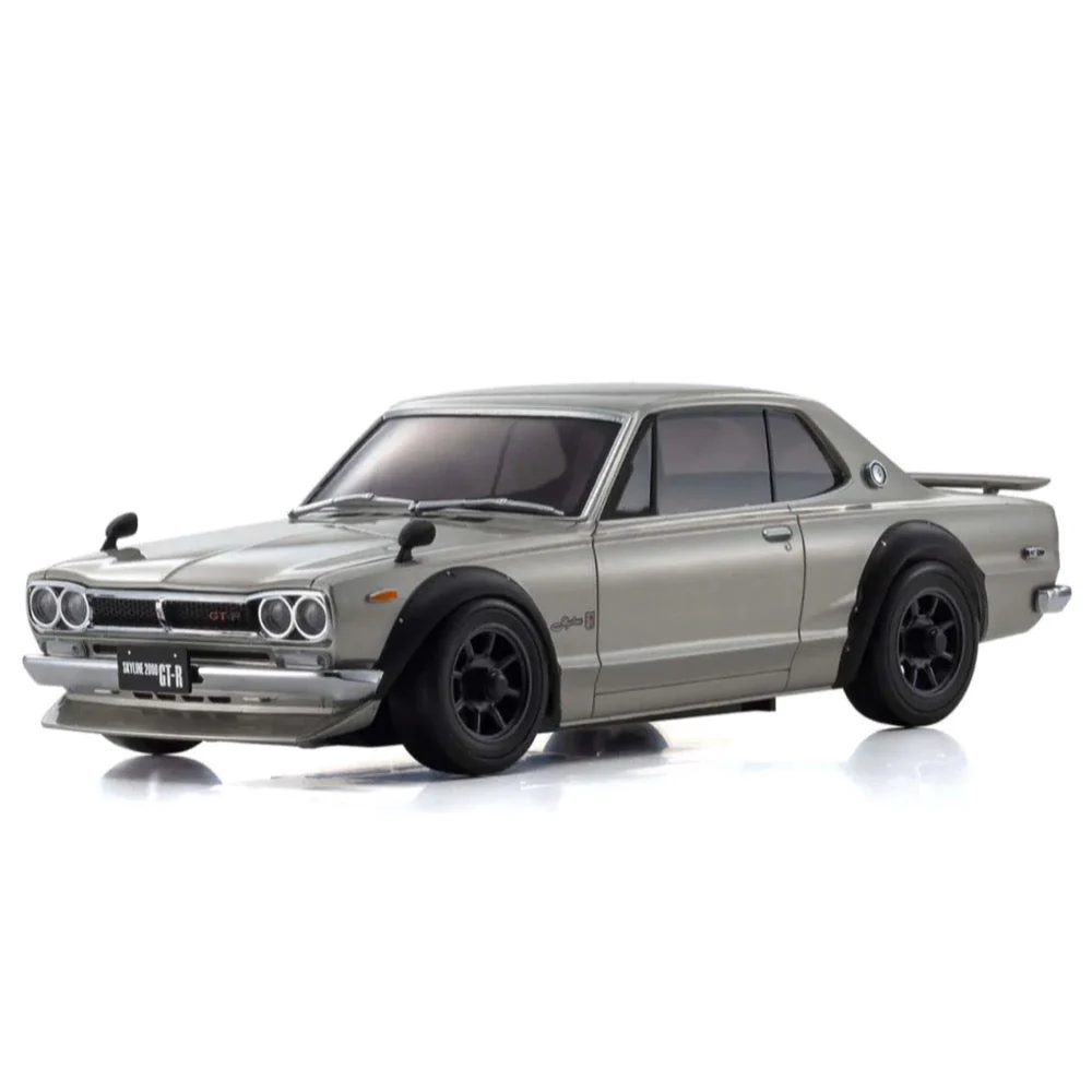Kyosho Mini-Z AWD MA-020 Readyset Nissan Skyline (Hakosuka) 2000 GT-R KPGC10 Tuned Silver 32636S