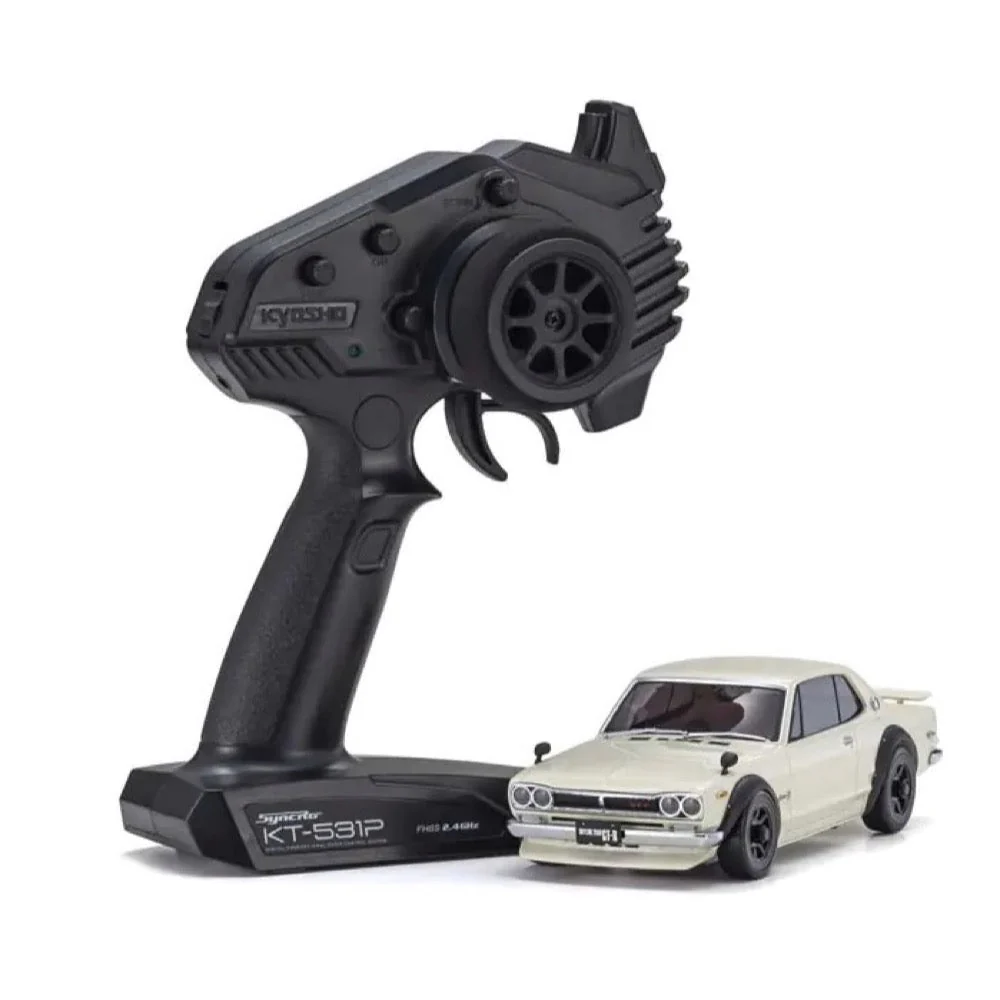 Kyosho Mini-Z AWD MA-020 Readyset Nissan Skyline (Hakosuka) 2000 GT-R KPGC10 Tuned White 32636W - Image 2