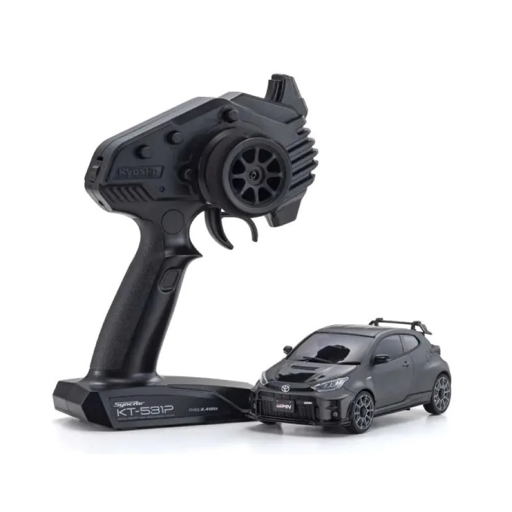 Kyosho Mini-Z AWD Toyota GRMN Yaris Circuit Package MA-020 Readyset Gun Metal 32640GM - Image 2