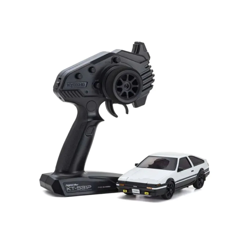Kyosho Mini-Z AWD Toyota SPRINTER TRUENO AE86 White 32635WBK - Image 2