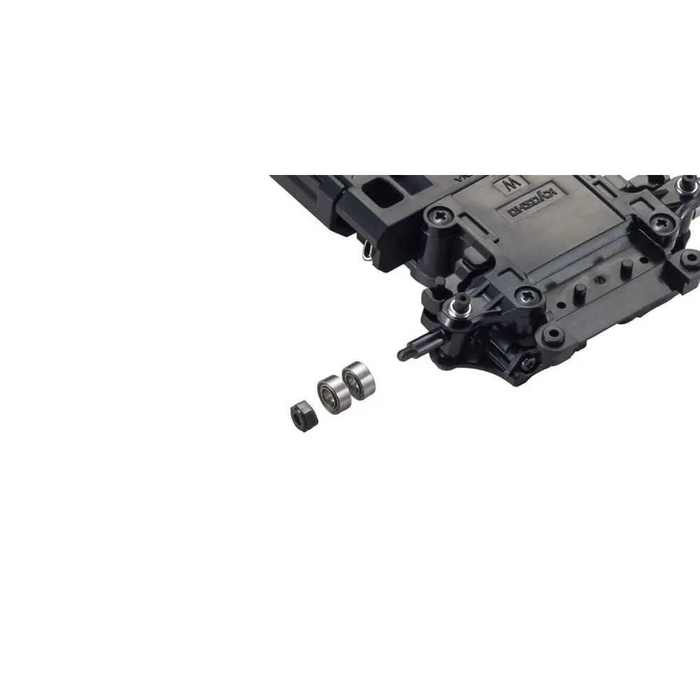 Kyosho Mini-Z Chevrolet Corvette C8.R Gunmetal RWD MR-04 Readyset - Image 9