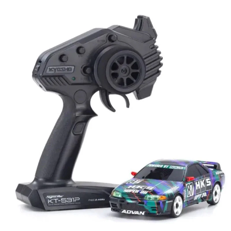 Kyosho Mini-Z HKS Skyline (R32 GT-R) 1993 #87 AWD MA-020 Readyset 32652HK - Image 2