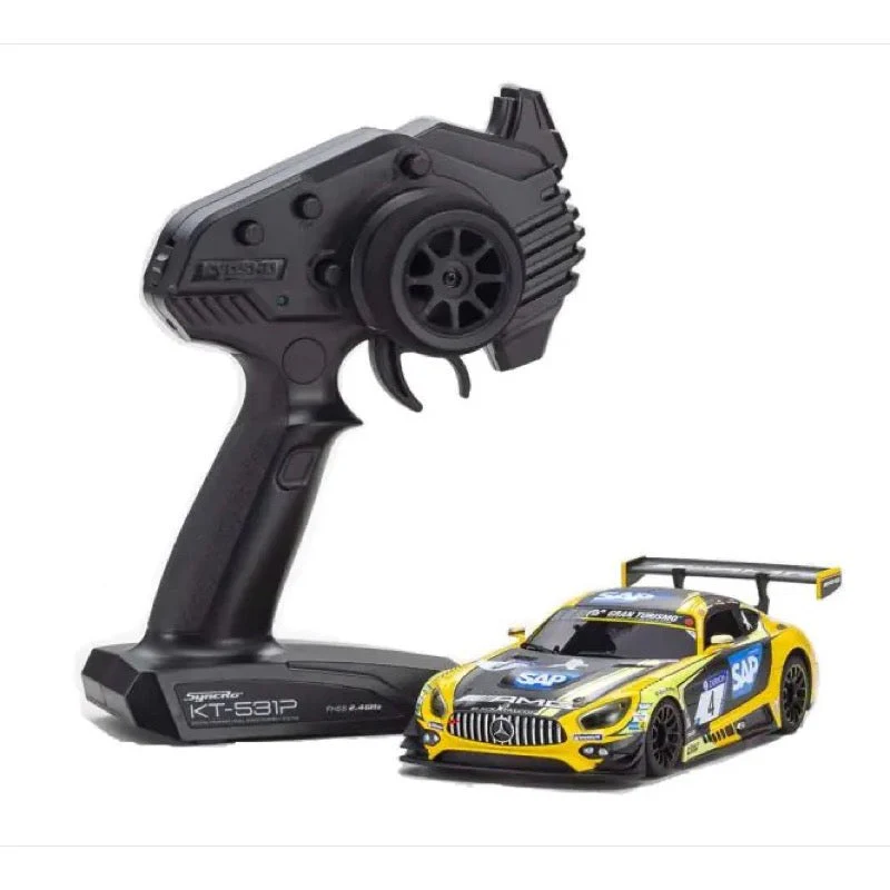 Kyosho Mini-Z Mercedes-AMG GT3 No. 4 24H Nurburgring 2018 RWD MR-03 Readyset 32355YBK - Image 2