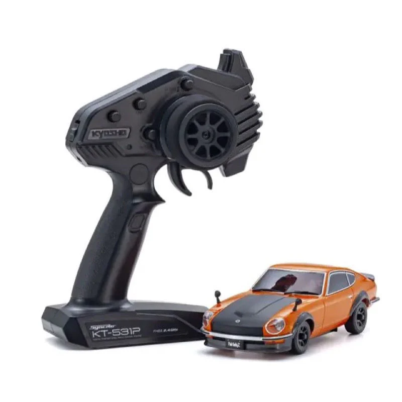 Kyosho Mini-Z Nissan Fairlady 240Z-L Tuned Ver. Orange AWD MA-020 Readyset 32645OR - Image 2