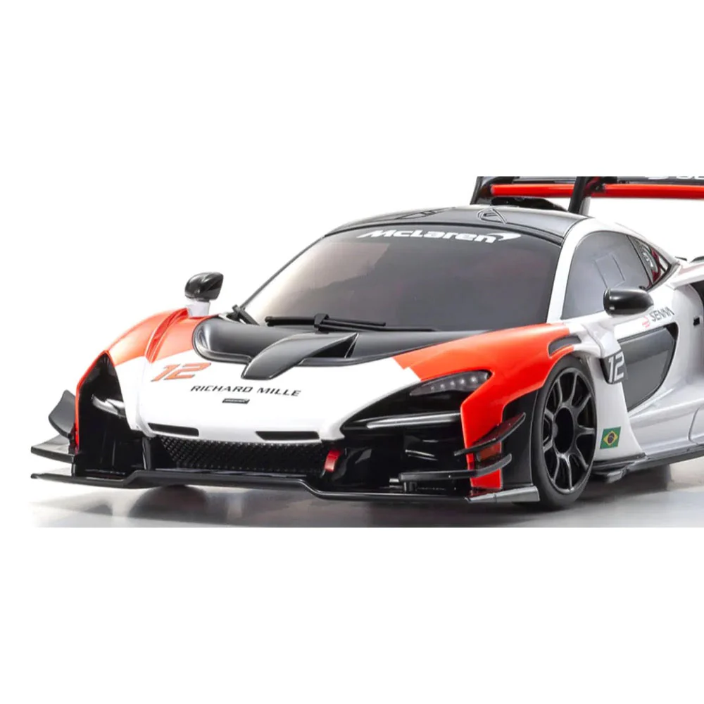 Kyosho Mini-Z RWD Readyset McLaren Senna GTR White/Red 32340WR - Image 3