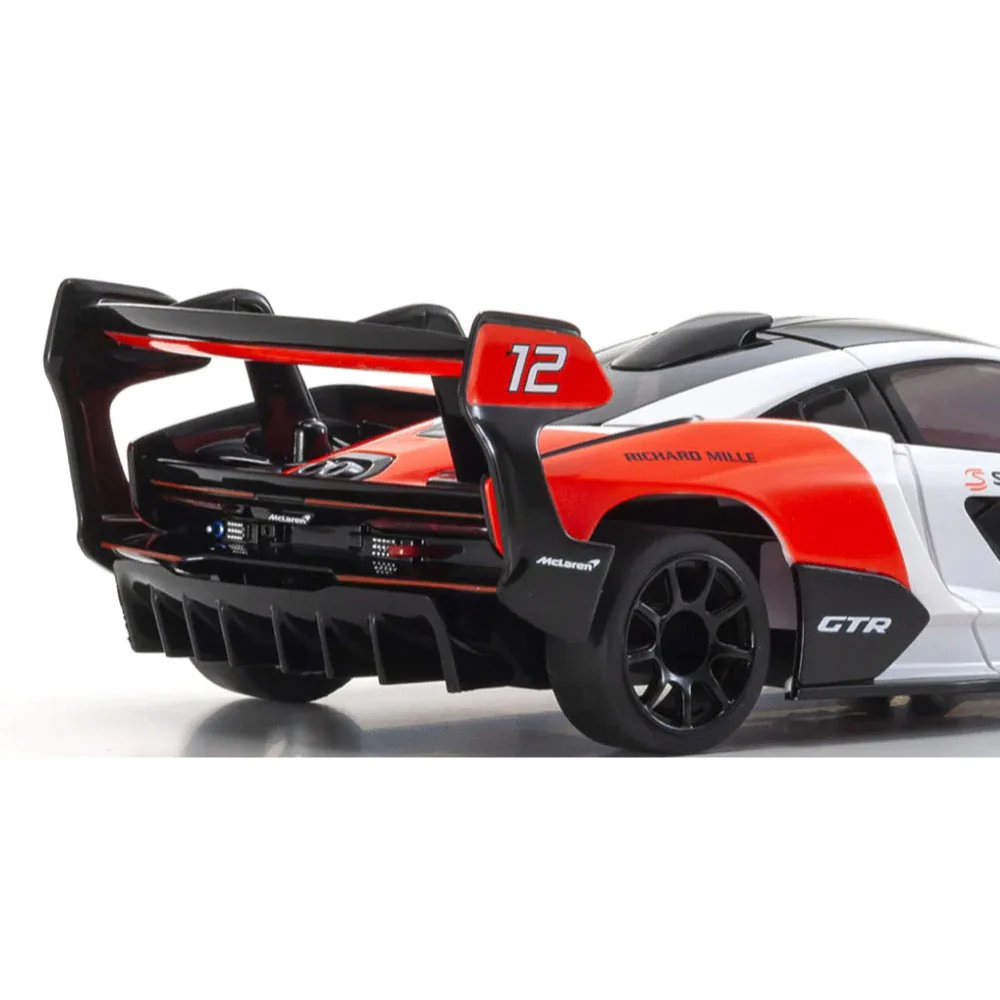 Kyosho Mini-Z RWD Readyset McLaren Senna GTR White/Red 32340WR - Image 4