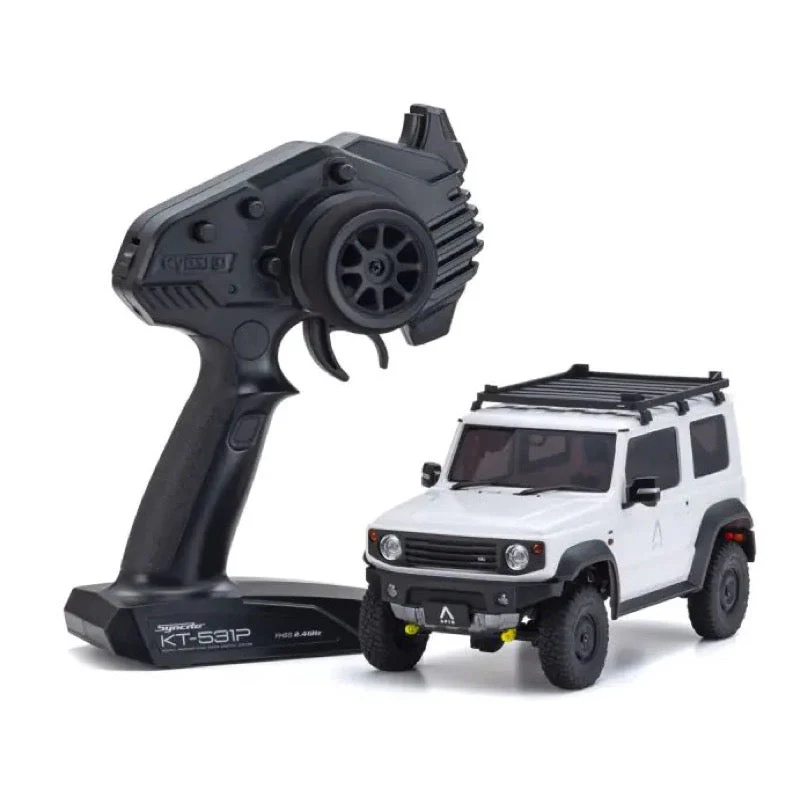 Kyosho Mini-Z Suzuki Jimny Siery APIO JIMNY TS4 Wure White Pearl 4x4 Readyset 32539PW - Image 2