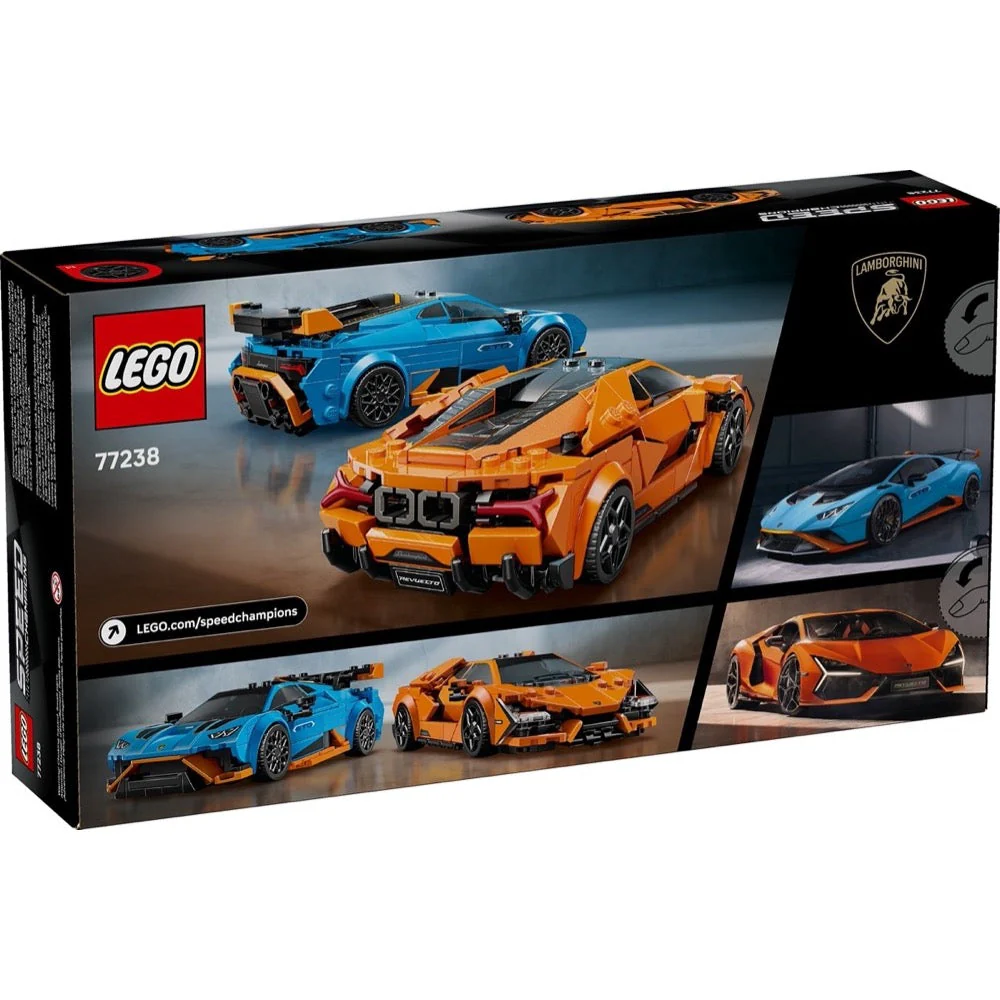 LEGO 77238 Speed Champions Lamborghini Revuetto & Huracan STO - Image 11