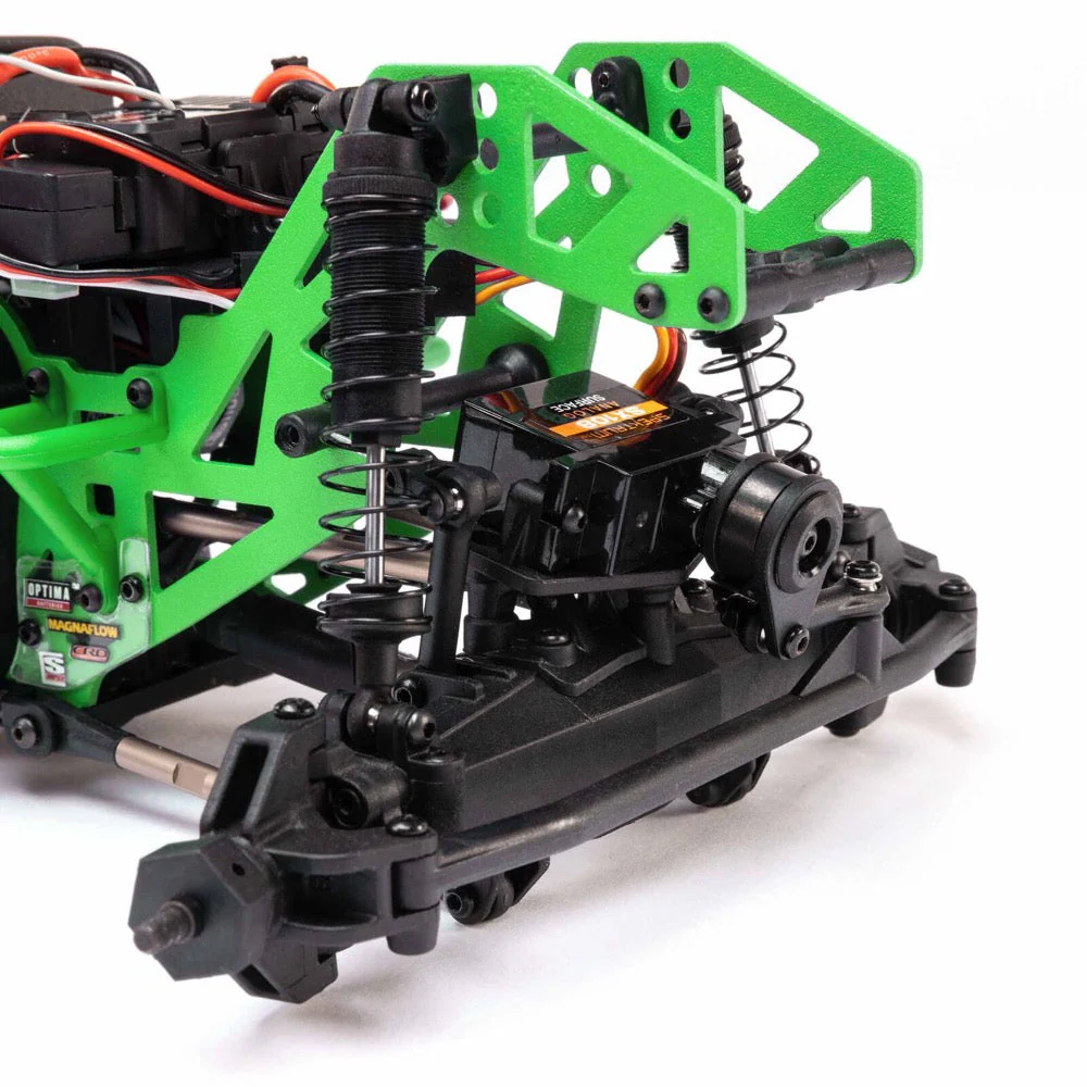 Losi 1/18 Mini LMT 4WD Monster Truck Grave Digger LOS01026T1 - Image 12