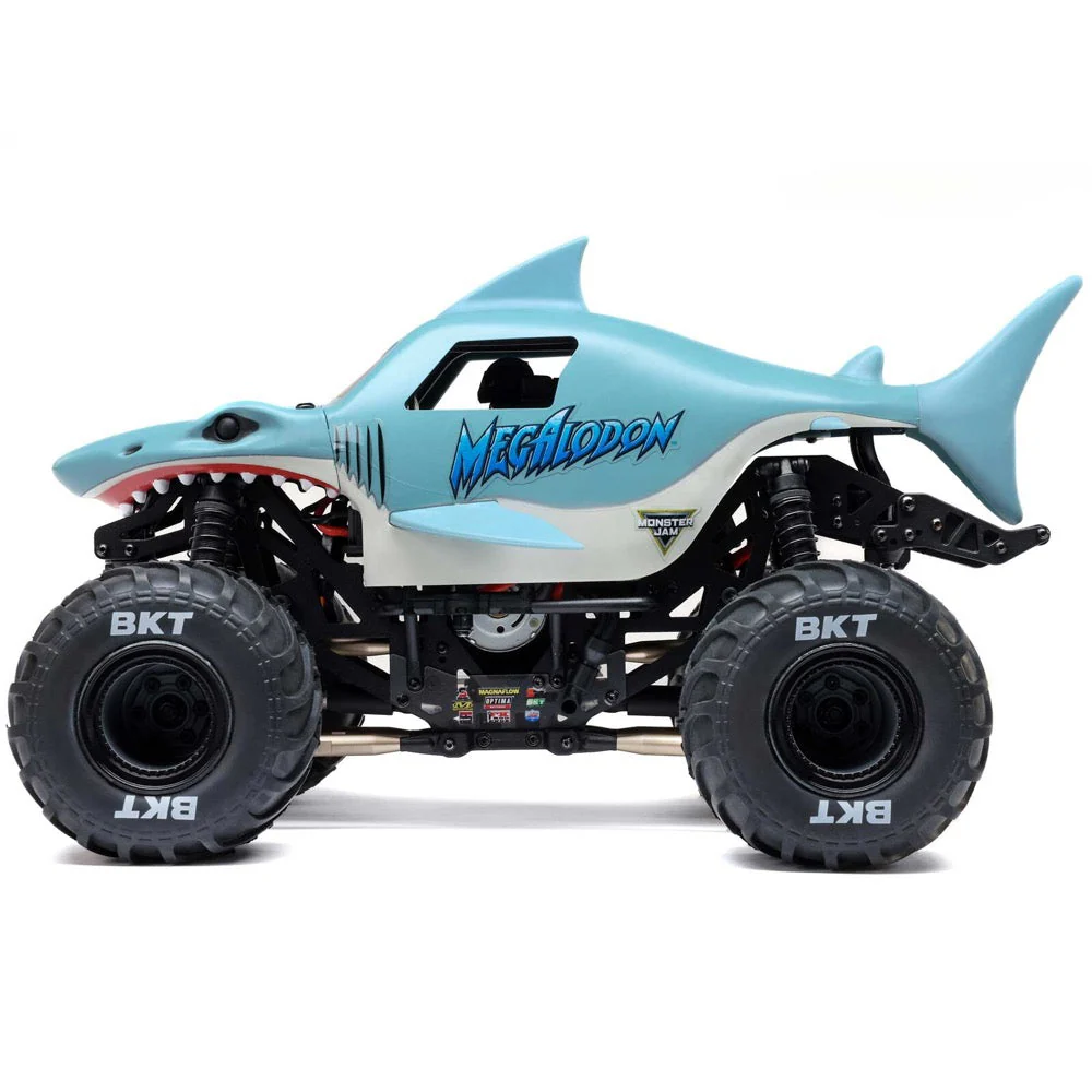 Losi 1/18 Mini LMT 4WD Monster Truck Megalodon LOS01026T3 - Image 2