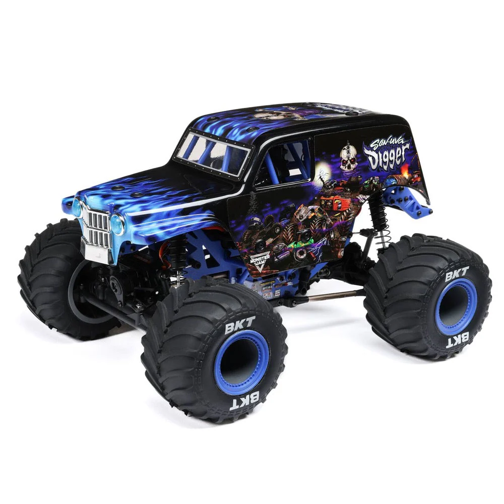 Losi 1/18 Mini LMT 4WD Monster Truck Son-Uva Digger LOS01026T2