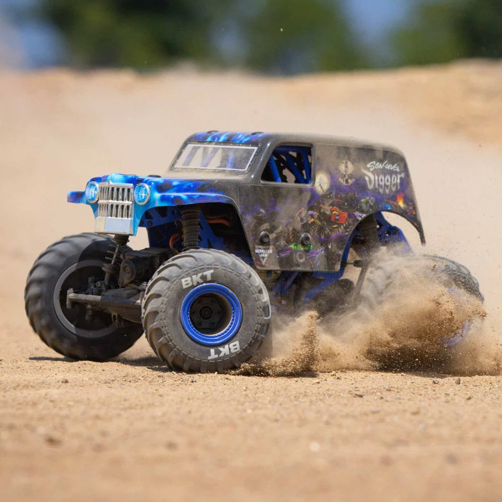 Losi 1/18 Mini LMT 4WD Monster Truck Son-Uva Digger LOS01026T2 - Image 18